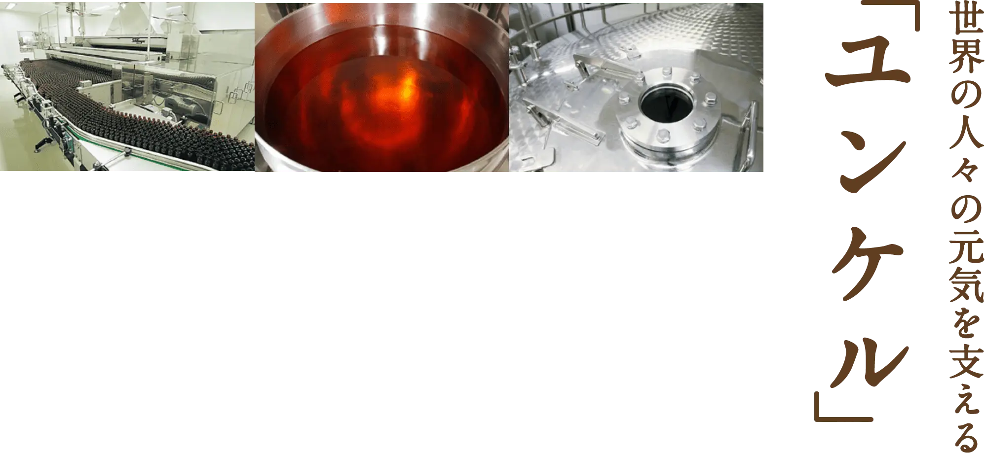 世界の人々の元気を支える「ユンケル」